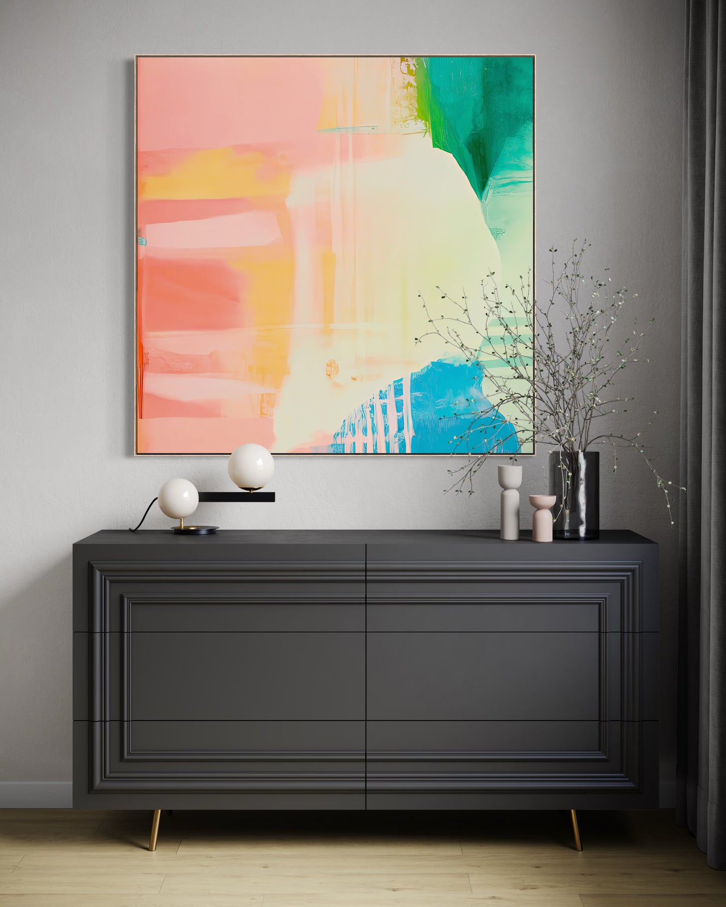 I AM CALM 'REFLECT' - print